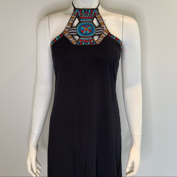 Re:named Black beaded Maxi Dress RS0018 - Picture 5 of 9